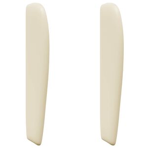 vidaXL Kopfteil Ohr Creme PVC