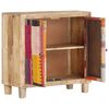 vidaXL Sideboard Patchwork 70&times;35&times;75 cm Mango Massivholz