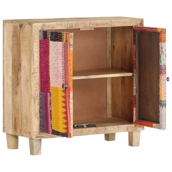vidaXL Sideboard Patchwork 70&times;35&times;75 cm Mango Massivholz