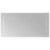 vidaXL LED-Badezimmerspiegel Transparent 30 x 60 cm Geh&auml;rtetes Glas