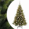 vidaXL K&uuml;nstlicher Weihnachtsbaum mit Weihnachtskugel 180 cm 300 LEDs