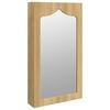 vidaXL Schmuckschrank mit Spiegel Wandmontage 37,5x10x67 cm