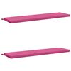vidaXL 2-teilige Bankkissen SOEST 2 stk. 100 % Polyester Rosa