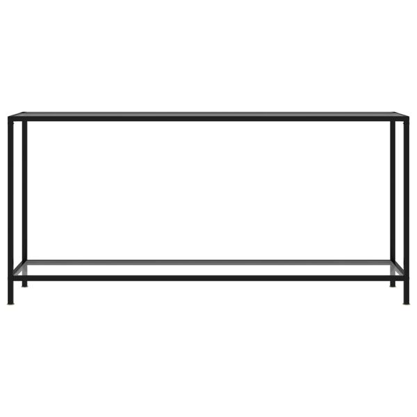 vidaXL Konsolentisch Transparent 160x35x75 cm Hartglas