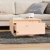 vidaXL Couchtisch 55x56x32 cm Massivholz Kiefer