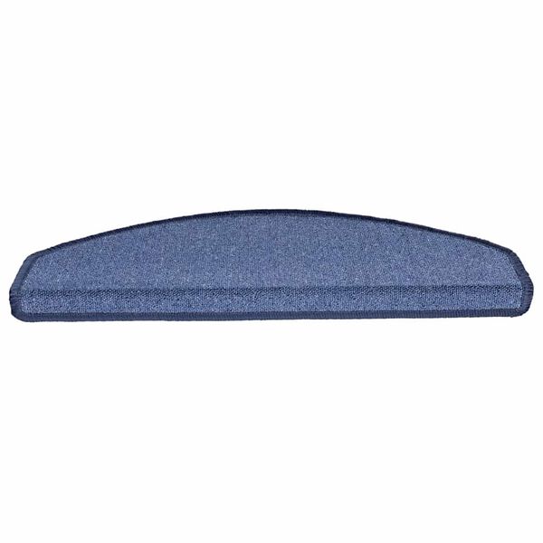 vidaXL Stufenmatten 20 Stk. 65x24x4 cm Blau Halbrund Gro&szlig;