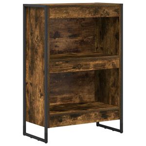 vidaXL B&uuml;cherregal 60 x 30 x 86,5 cm Holzwerkstoff Raucharbe