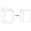 vidaXL Pflanzenst&auml;nder 2 pcs Rostig 24 x 24 x 35 cm Wetterfeststahl