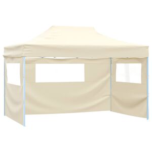 vidaXL Partyzelt 291 x 431 x 315 cm Creme Oxford-Stoff