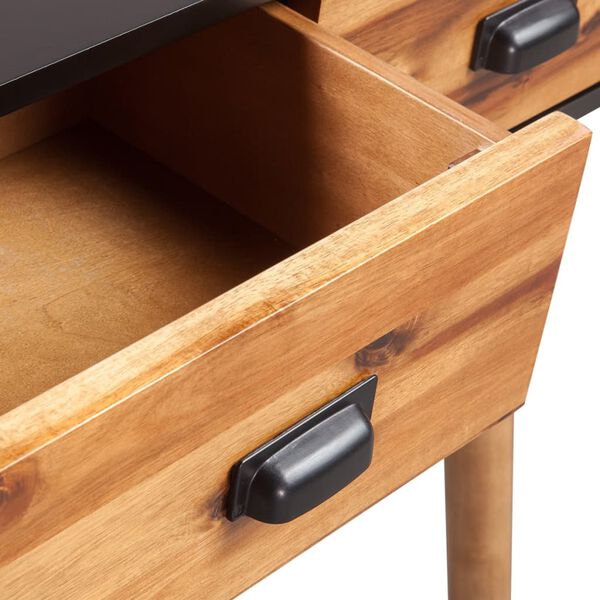 vidaXL Konsolentisch Akazienholz Massiv 70 x 30 x 75 cm