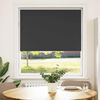 vidaXL Verdunkelungsrollo Schwarz 115x150 cm Stoffbreite 110,7 cm