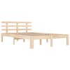 vidaXL Massivholzbett ohne Matratze 140x200 cm