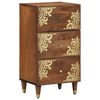 vidaXL Sideboard mit Schubladen Braun 40 x 33 x 75 cm Massivholz Mango