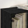 vidaXL Highboard Schwarz Eichen-Optik 68 x 37 x 142 cm Holzwerkstoff