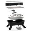 Princess Hybrid Barbecue Grill 2000 W Schwarz