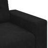 vidaXL 3-Sitzer-Sofa Schwarz 220x78x80 cm Samt