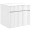 vidaXL Wandmontierter Badezimmerschrank Wei&szlig; 59 x 44,5 x 50 cm