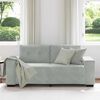 vidaXL Zweisitzer-Sofa Hellgrau 180x77x82 cm Samt