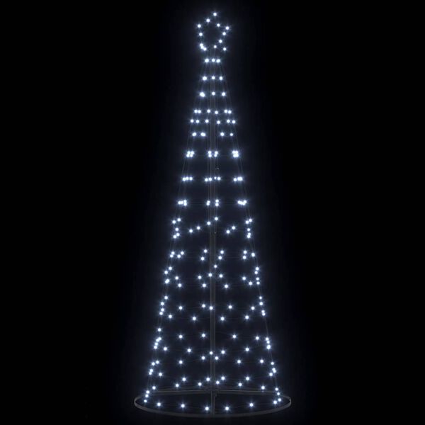 vidaXL LED-Weihnachtsbaum mit 390 LEDs Kaltweiß 250 cm Eisen