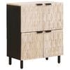 vidaXL Sideboard Wei&szlig;e gewaschene Oberfl&auml;che 60 x 33 x 75 cm