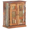 vidaXL Sideboard mit Buddha-Verkleidung 60x35x75cm Altholz Massivholz
