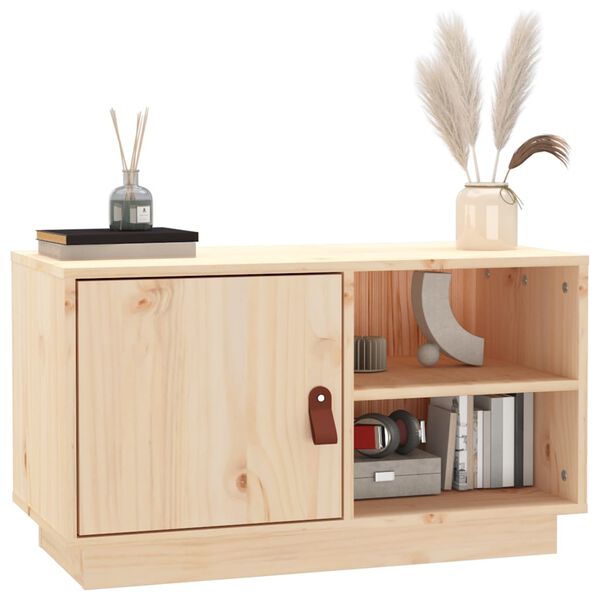 vidaXL TV-Schrank 70x34x40 cm Massivholz Kiefer