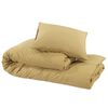vidaXL Bettw&auml;sche-Set Taupe 260x240 cm Leichte Mikrofaser