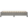 vidaXL Bettgestell ohne Matratze Hellgrau 90x200 cm Samt