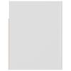 vidaXL Hängeschrank Hochglanz-Weiß 60x31x40 cm Holzwerkstoff