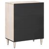 vidaXL Aufbewahrungs-Sideboard Wei&szlig; 60 x 33,5 x 75 cm Massivholz Mango