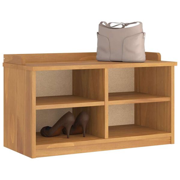 vidaXL Flurbank SANDNES 87x40x50 cm Massivholz Kiefer