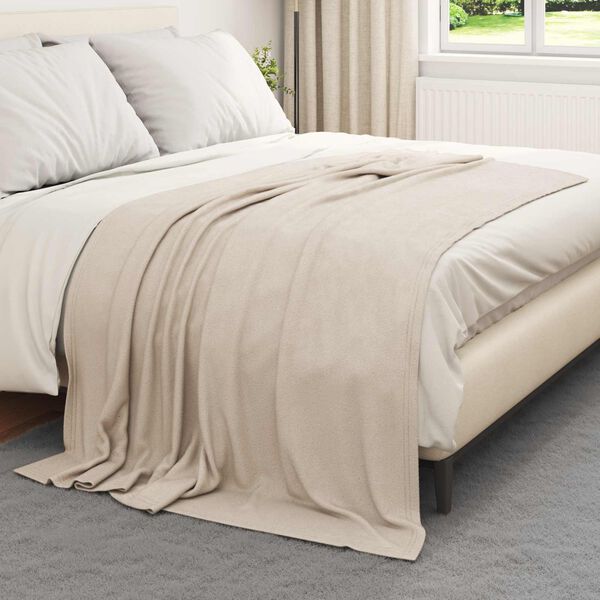 vidaXL Wohndecken 24 pcs Beige 200 x 150 cm Fleece