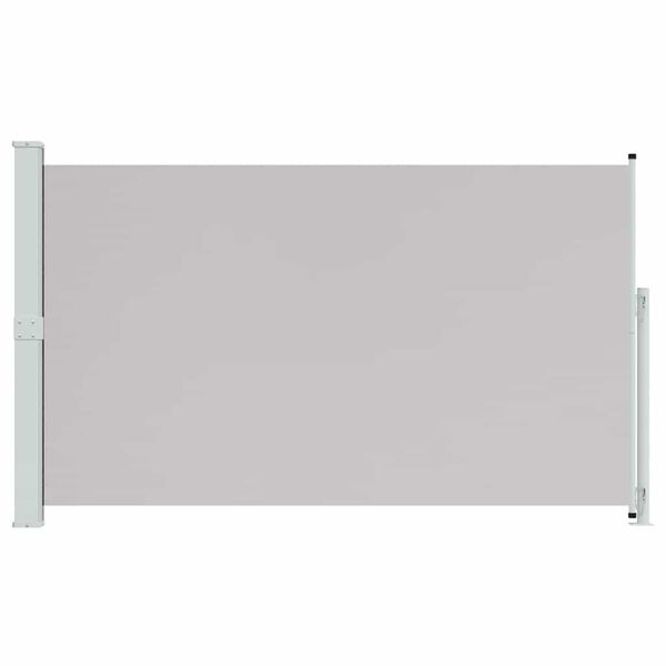 vidaXL Seitenmarkise Ausziehbar 180x300 cm Grau