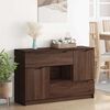 vidaXL Sideboard Braun Eichen-Optik 100 x 30 x 65,6 Holzwerkstoff