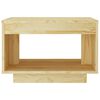 vidaXL Couchtisch 50x50x33,5 cm Massivholz Kiefer