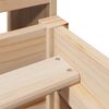 vidaXL Massivholzbett ohne Matratze 90x200 Kiefernholz