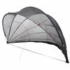 vidaXL Pool-Dome Schwarz 592 x 590 x 275 cm