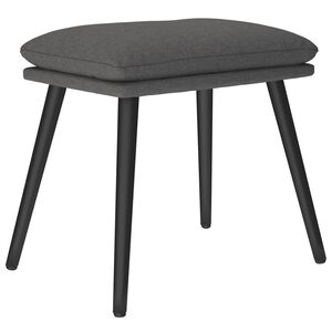 vidaXL Fu&szlig;hocker Dunkelgrau 45x29,5x35 cm Stoff