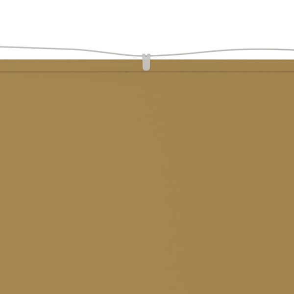 vidaXL Senkrechtmarkise Beige 140x420 cm Oxford-Gewebe