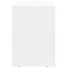 vidaXL Nachttisch Wei&szlig; 40 x 35 x 50 cm Holzwerkstoff