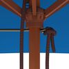 vidaXL Sonnenschirm mit Holzmast Blau 150x200 cm