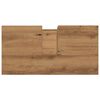 vidaXL Waschbeckenunterschrank Artisan-Eiche 65x33x60 cm Holzwerkstoff