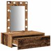 vidaXL Schminktisch mit Schubladen Braun 60 x 40 x 70 cm Holzwerkstoff