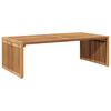 vidaXL Garten-Beistelltisch Braun 110 x 55 x 35,5 cm Massivholz Teak