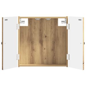 vidaXL Dartboard Schrank EDE Artisan-Eiche 52,5 x 10,5 x 53,5 cm
