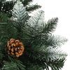 vidaXL Weihnachtsbaum Gefrostet mit Beleuchtung & Zapfen 180 cm
