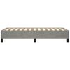 vidaXL Bettgestell ohne Matratze Hellgrau 100x200 cm Samt