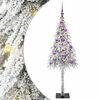 vidaXL Weihnachtsbaum mit 150 LEDs Wei&szlig; 150 cm PE und Stahl