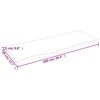vidaXL Waschtischplatte 100x40x2 cm Massivholz Unbehandelt