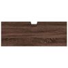 vidaXL Waschbeckenunterschrank Braun Eiche 80x30x60 cm Holzwerkstoff